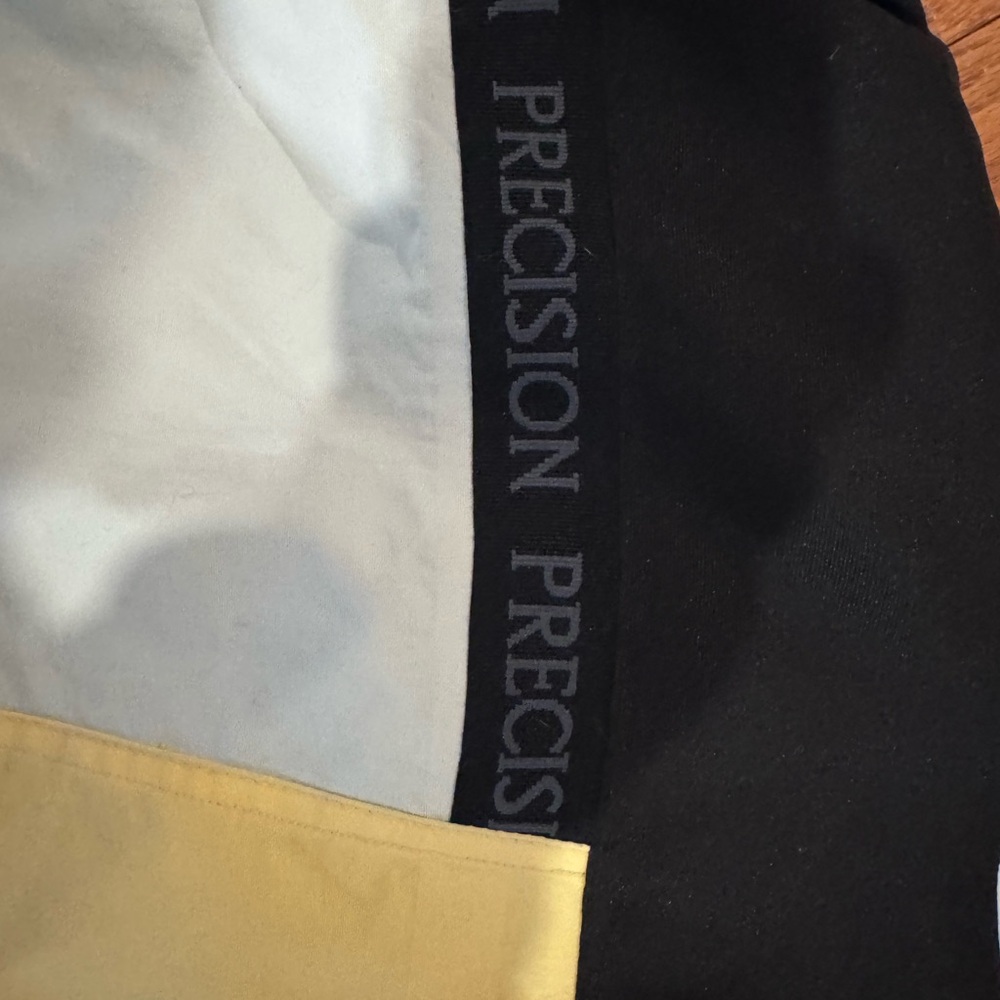 Vintage Precision Mountaineering Ski Jacket Yellow Colorblock Snowboard Small - Picture 8 of 9